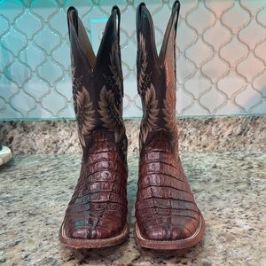 Lucchese crocodile Western Boots